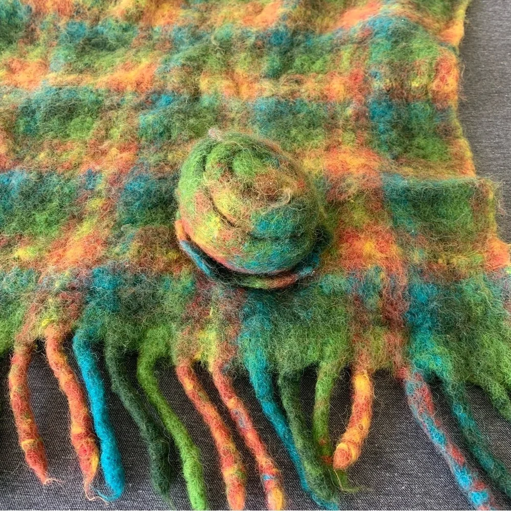 Mackenzie Childs Wool Mohair Blanket Throw